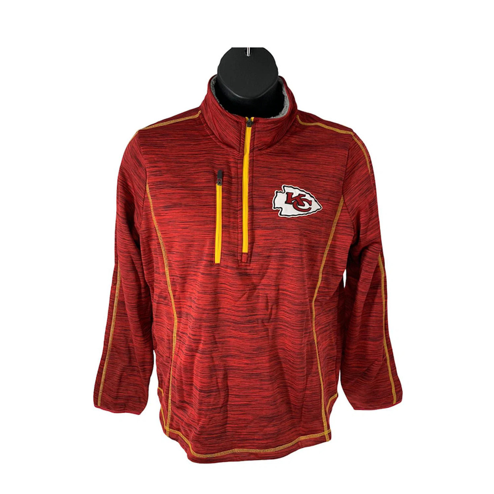 NFL Women's Transitional Half Zip Pullover Chiefs - Regular